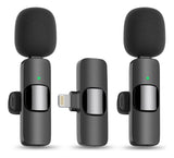 Micrófono de Solapa Inalámbrico para Móvil con Conexión Lightning y Audio Profesional