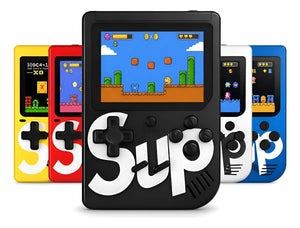Consola Retro Portátil con 500 Juegos Clásicos y Pantalla a Color Recargable