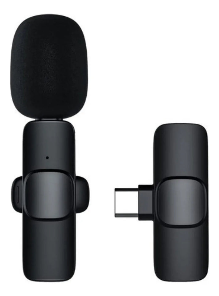 Micrófono de Solapa Inalámbrico para Móvil con Conexión Lightning y Audio Profesional