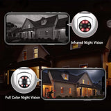 Cámara de Seguridad WiFi 360° E27 Full HD con Visión Nocturna y Control desde el Móvil